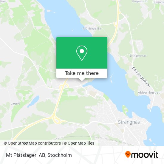 Mt Plåtslageri AB map