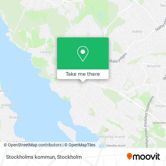 Stockholms kommun map