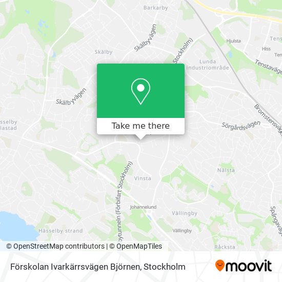 Förskolan Ivarkärrsvägen Björnen map