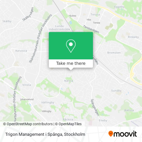 Trigon Management i Spånga map