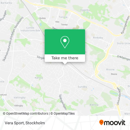 Vera Sport map