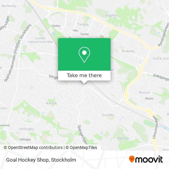 Goal Hockey Shop map