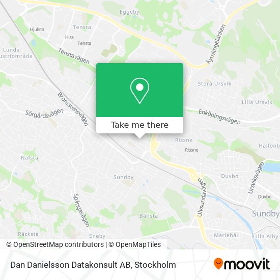 Dan Danielsson Datakonsult AB map