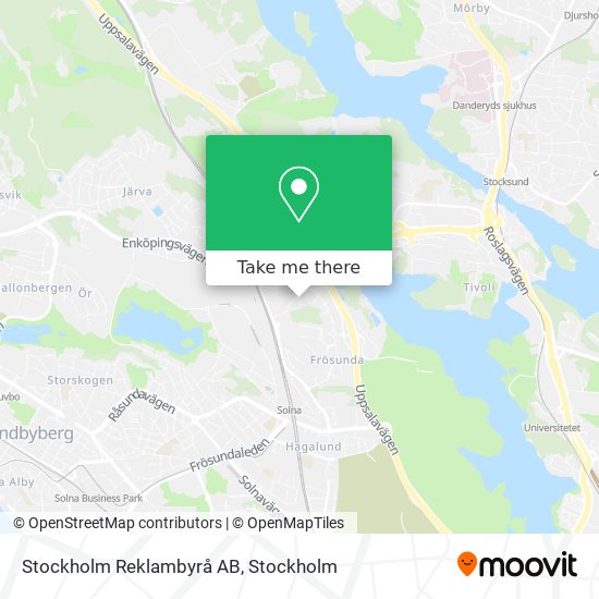 Stockholm Reklambyrå AB map