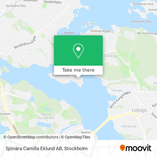 Sjönära Camilla Eklund AB map