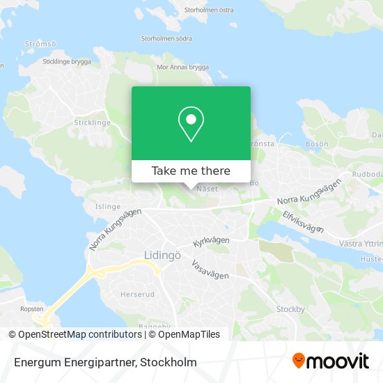 Energum Energipartner map