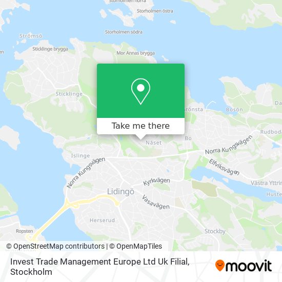 Invest Trade Management Europe Ltd Uk Filial map