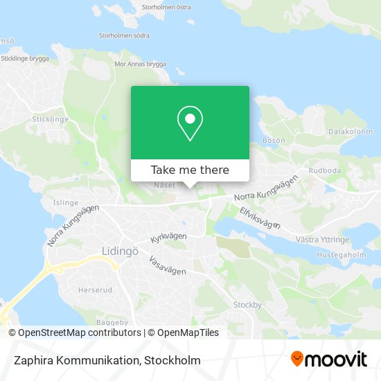 Zaphira Kommunikation map