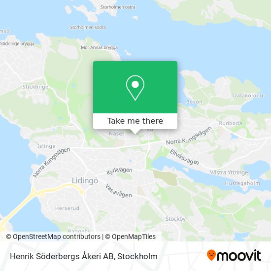 Henrik Söderbergs Åkeri AB map