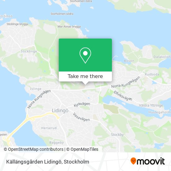 Källängsgården Lidingö map