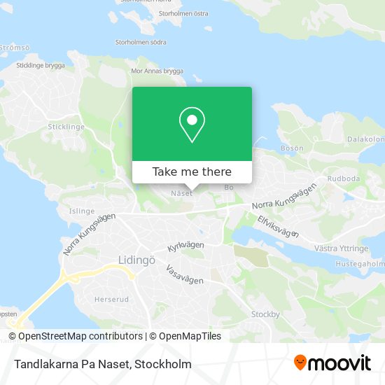 Tandlakarna Pa Naset map