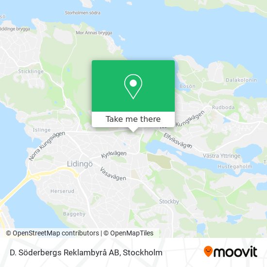 D. Söderbergs Reklambyrå AB map