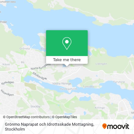 Grönmo Naprapat och Idrottsskade Mottagning map