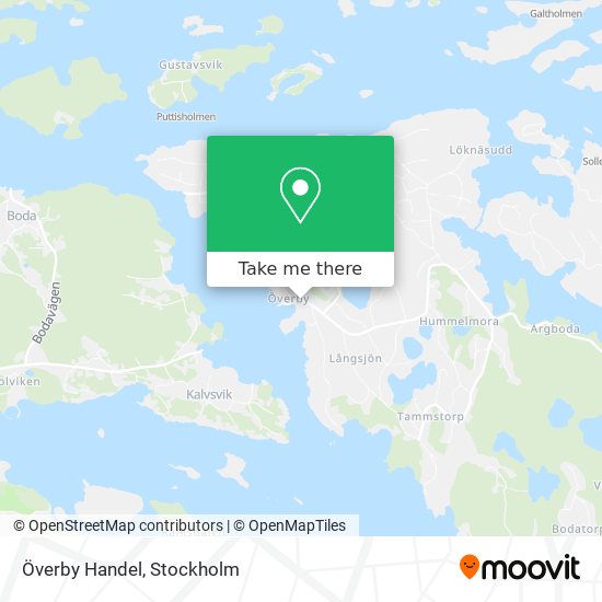 Överby Handel map