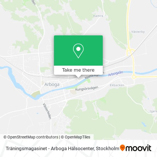 Träningsmagasinet - Arboga Hälsocenter map