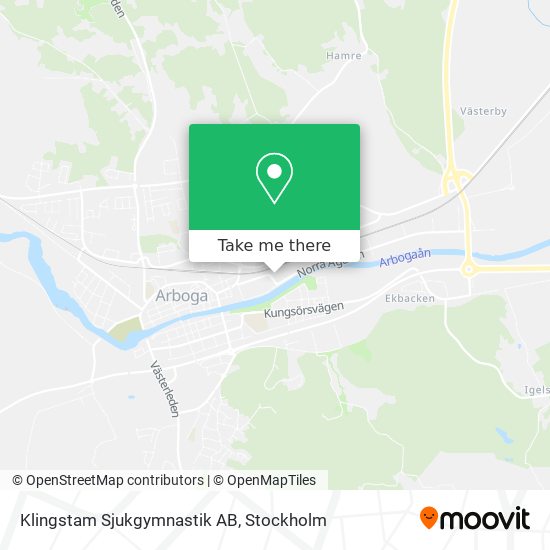 Klingstam Sjukgymnastik AB map