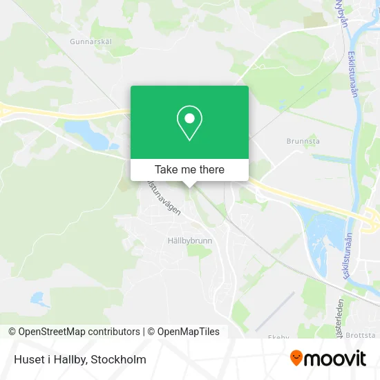 Huset i Hallby map