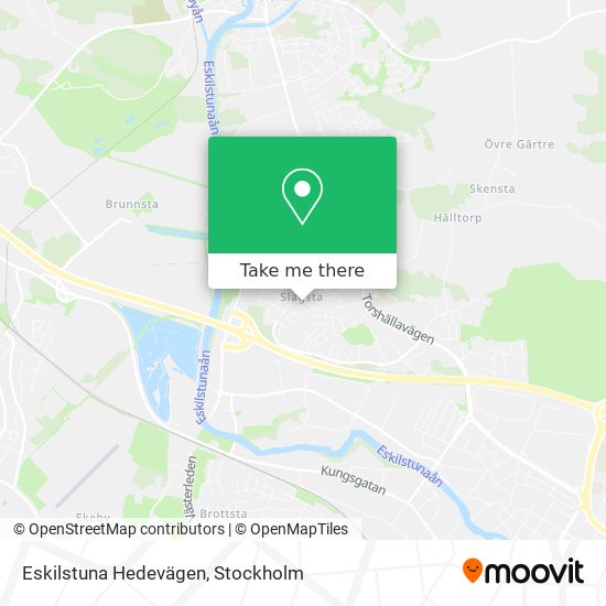 Eskilstuna Hedevägen map