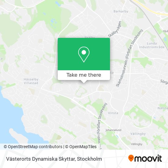 Västerorts Dynamiska Skyttar map