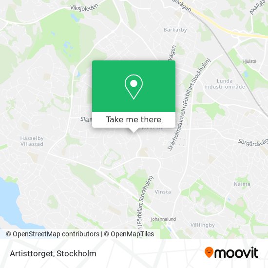 Artisttorget map