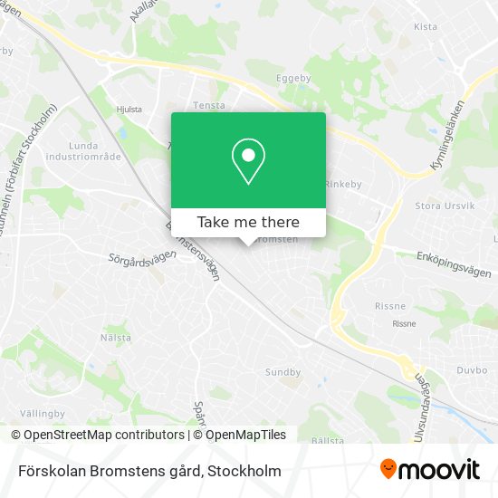 Förskolan Bromstens gård map