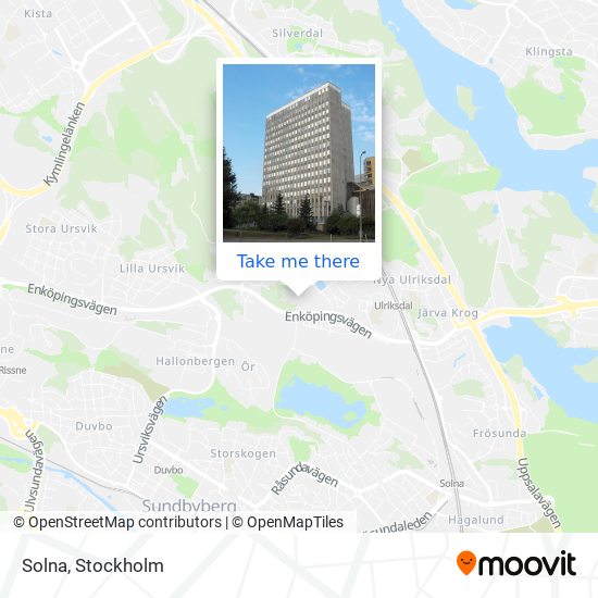 Solna map