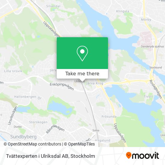 Tvättexperten i Ulriksdal AB map