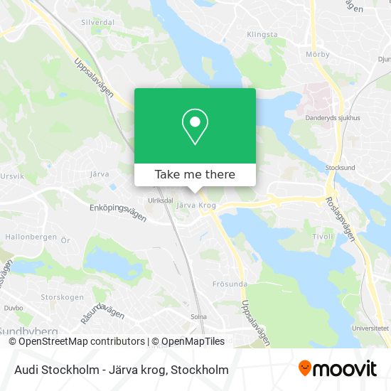 Audi Stockholm - Järva krog map