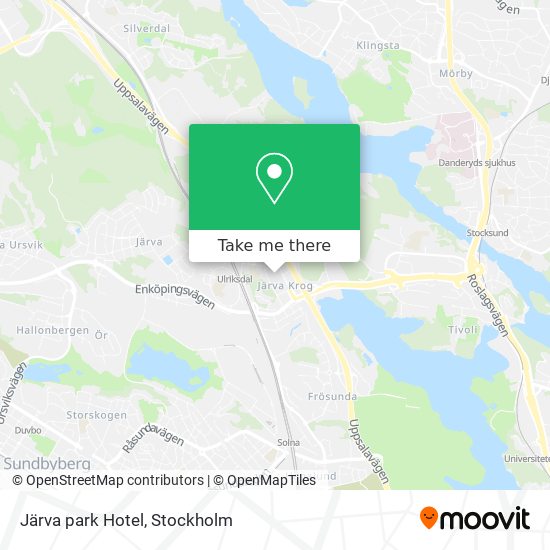 Järva park Hotel map