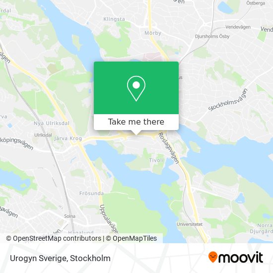 Urogyn Sverige map
