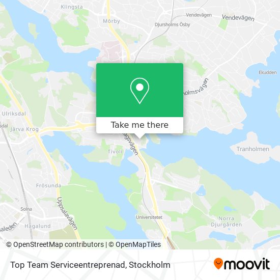 Top Team Serviceentreprenad map