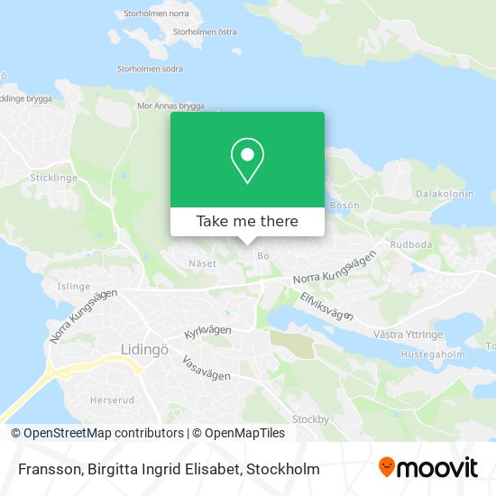 Fransson, Birgitta Ingrid Elisabet map