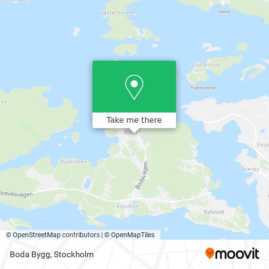 Boda Bygg map