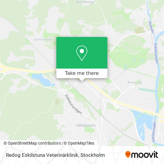 Redog Eskilstuna Veterinärklinik map