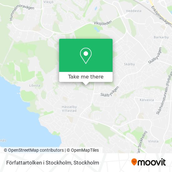 Författartolken i Stockholm map