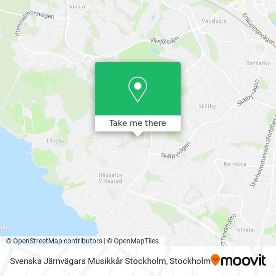 Svenska Järnvägars Musikkår Stockholm map