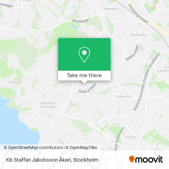 Kb Staffan Jakobsson Åkeri map