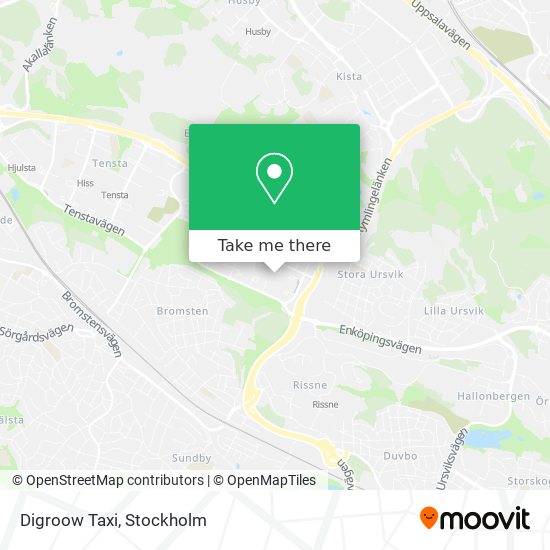 Digroow Taxi map