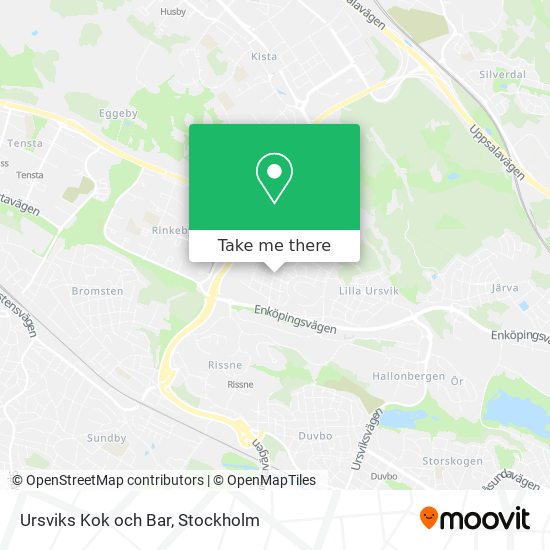 Ursviks Kok och Bar map