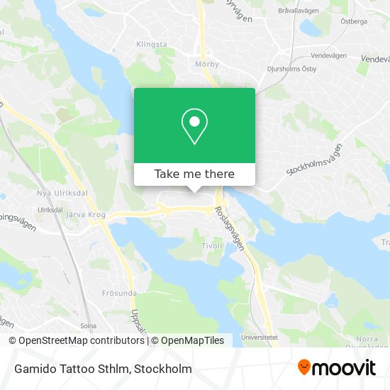 Gamido Tattoo Sthlm map