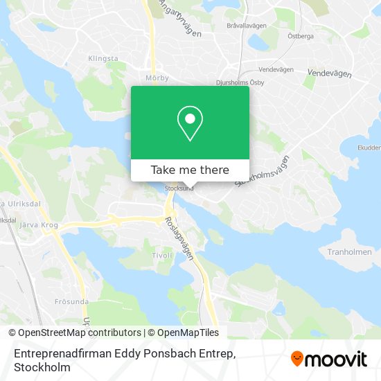 Entreprenadfirman Eddy Ponsbach Entrep map