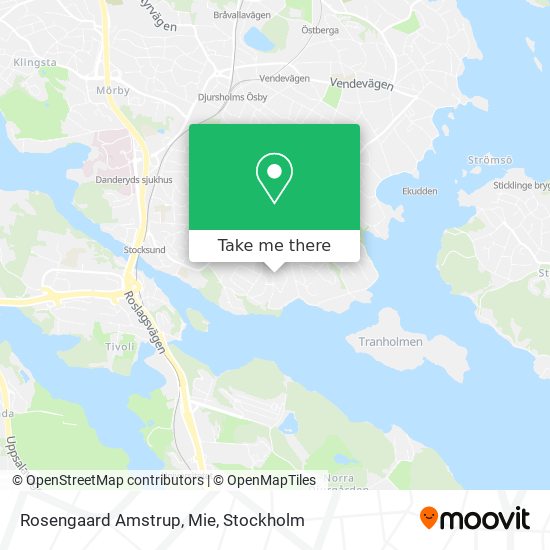 Rosengaard Amstrup, Mie map