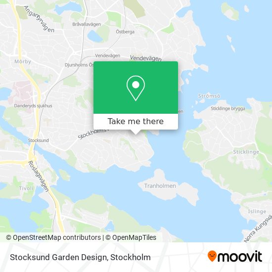 Stocksund Garden Design map