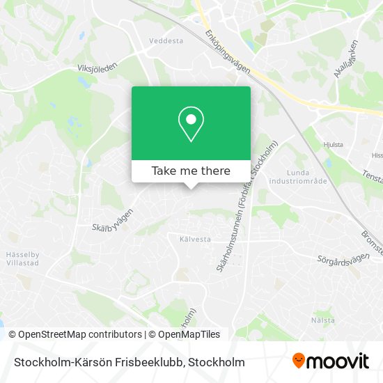 Stockholm-Kärsön Frisbeeklubb map