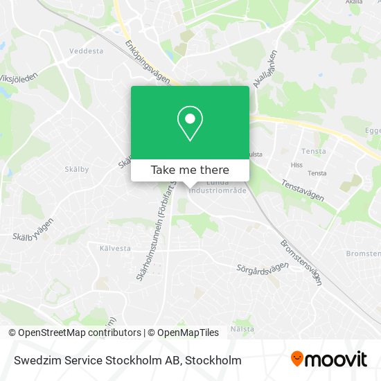 Swedzim Service Stockholm AB map