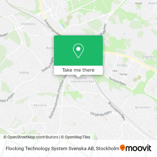 Flocking Technology System Svenska AB map