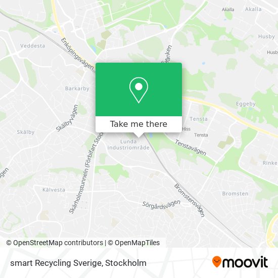 smart Recycling Sverige map