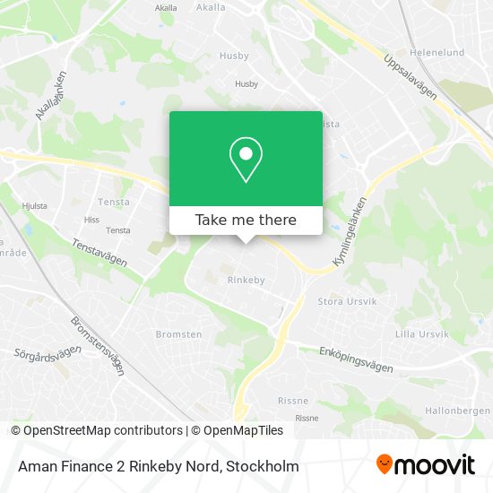 Aman Finance 2 Rinkeby Nord map