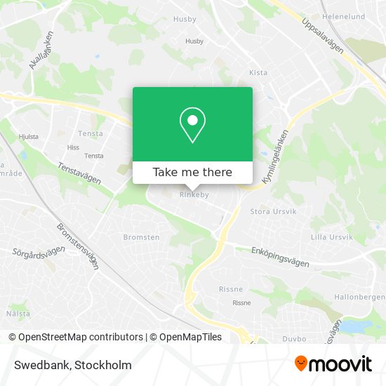 Swedbank map