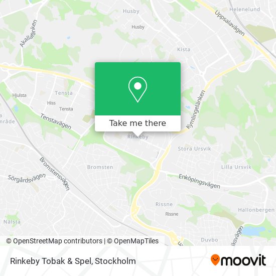 Rinkeby Tobak & Spel map